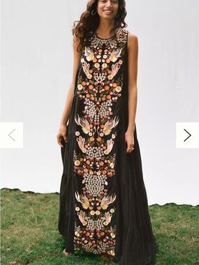 Samant chauhan jacaranda tiered maxi dress